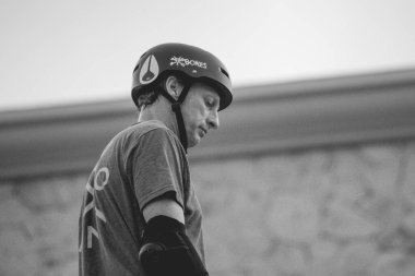 Playa del Carmen, Cancun, Riviera Maya, Quintana Roo Mexico, 21 Ekim 2017 Woodward Riviera Maya Büyük Açılışı, Tony Hawk