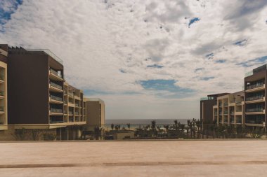 Güzel manzara Los Cabos Meksika 'da bir terastan