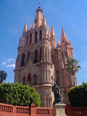 San Miguel De Allende 'de Güneşli bir gün, Meksika Kasabası