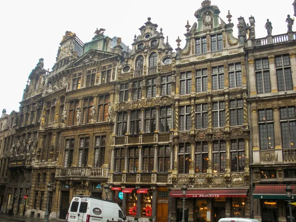 Brussel België Het Gebouw Van Grote Markt — Stockfoto