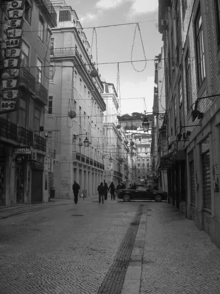 Δρόμοι Της Λισαβώνας Πορτογαλία — Φωτογραφία Αρχείου