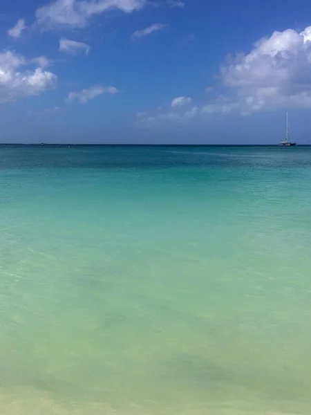 Güzel Karayip Turkuvazı Temiz — Stok fotoğraf