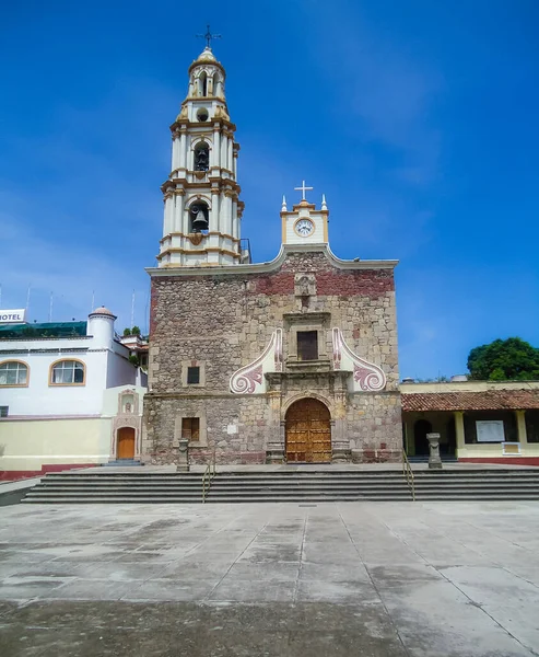Δύο Κύριους Καθεδρικούς Ναούς Ocotlan Jalisco Μεξικό Οκτώβριος 2011 Κεντρική — Φωτογραφία Αρχείου
