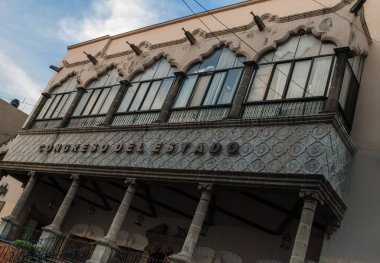 Cuernavaca, Morelos / Meksika - Nisan 2013 Cuernavaca Eyalet Kongresi Binası, 