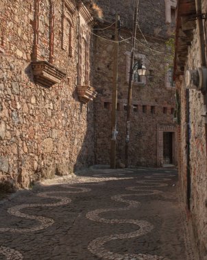 Taxco 'nun inanılmaz caddeleri, Meksika' nın Guerrero 'su