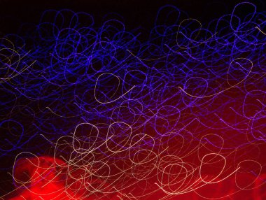 Soyut arkaplan, uzun pozlama fotoğrafı