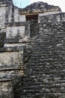Quintana Roo, Yucatan Yarımadası, Meksika ve Piramit 'te bulunan Dzibanche kalıntıları