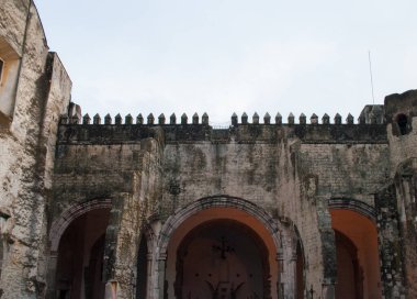 Cuernavaca, Morelos / Mexico - Nisan 2013 San Jos açık şapeli sadece ayin için değil, aynı zamanda oyunlar, müzik dansı ve inancı açıklamak ve güçlendirmek için tasarlanmış diğer etkinlikler için de kullanıldı.