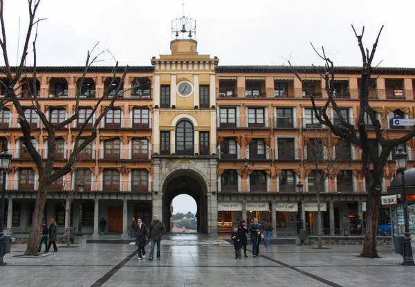 Plaza Zocodover Jest Placem Miasta Toledo Autonomicznej Wspólnocie Kastylia Mancha — Zdjęcie stockowe