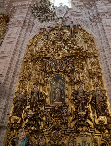 Taxco Mexiko Santa Prisca Katedralen — Stockfoto