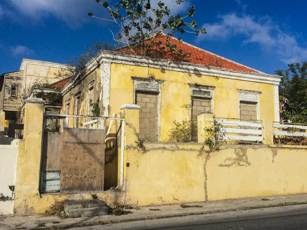 Antigua Casa Curazao Caribe — Foto de Stock