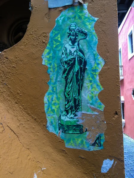 Old San Juan Puerto Rico Street Art — Stockfoto