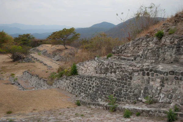 Xochicalco Romok Kolumbia Előtti Régészeti Lelőhely Piramisok Mexikó — Stock Fotó