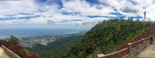 Montaña 793 Metros Altura Pico Isabel Torres Mirador Punto Más — Foto de Stock