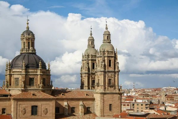 Torres Nueva Catedral Salamanca Día Soleado — Foto de Stock