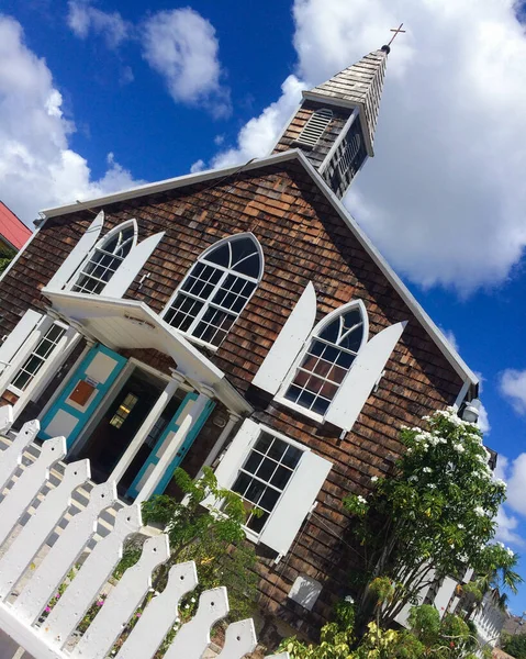 Kyrka Saint Martin Karibien 2015 — Stockfoto