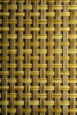 Arkaplan dekorasyonu, kahverengi bambu dokusunu kapatın.