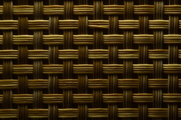 Tło Dekoracja Zbliżenie Brązowej Bambusowej Tekstury — Zdjęcie stockowe