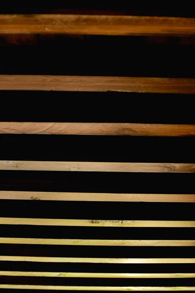 Pěkný Kontrast Dřevěné Stěny Stropu — Stock fotografie