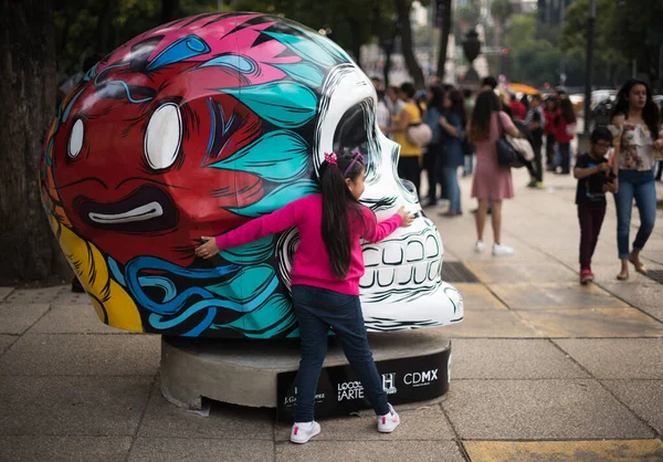 Cdmx México Nov 2017O Dia Dos Mortos Feriado Celebrado Todo — Fotografia de Stock