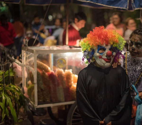 Cdmx Mexico Nov 2017Halloween Costumes Costumes Worn Halloween Festival Which — стоковое фото