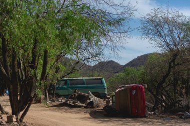 El Triunfo Meksikalı hayalet kasabasında sahne