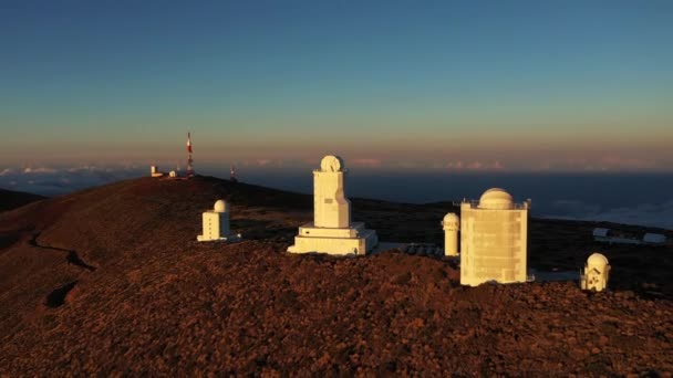 หอด ดาราศาสตร Teide เกาะ Tenerife สเปน — วีดีโอสต็อก