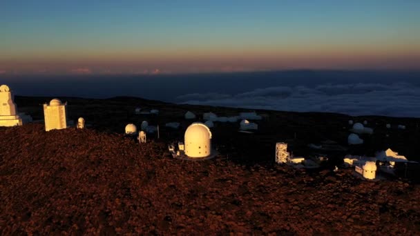 Αστρονομικό Παρατηρητήριο Teide Τενερίφη Ισπανία — Αρχείο Βίντεο