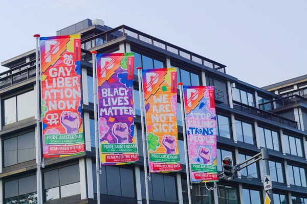 27-07-2019 Amsterdam Holandia duma parada 2019 duma jest protest nie jesteśmy chorzy Obraz Stockowy