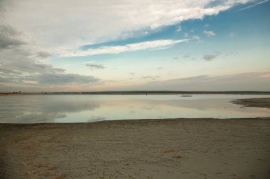 Manzara gökyüzü göl