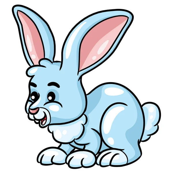 Illustration Cute Cartoon Rabbit — Stock Vector