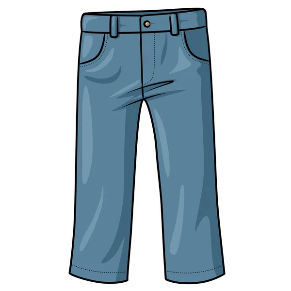 Illustrazione Pantaloni Dei Cartoni Animati Carino — Vettoriale Stock