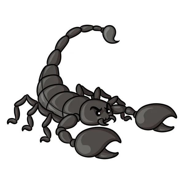 Illustration Cute Cartoon Scorpion — Stock Vector