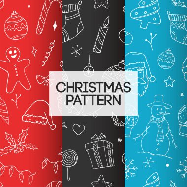 Noel karalamalar Seamless modeli kümesi