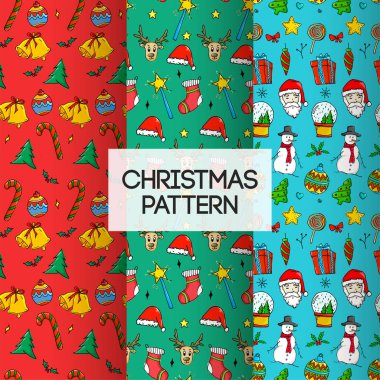 3 in 1 sorunsuz Noel desen