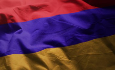  Ermenistan bayrağı yeminler yakın çekim 