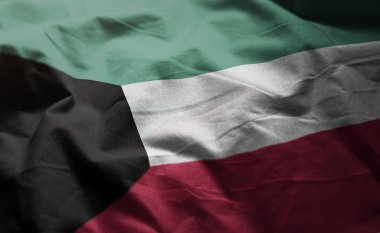 Kuveyt bayrağı yeminler yakın çekim 