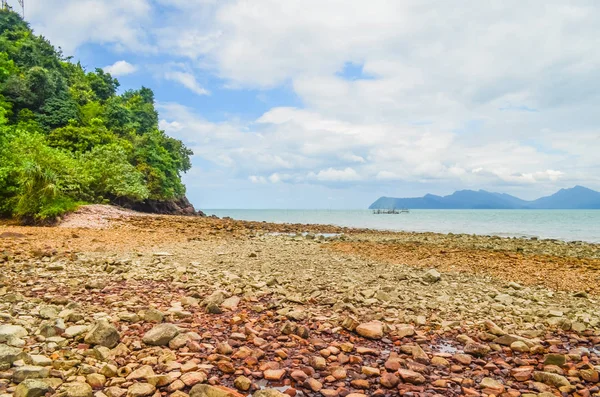 Langkawi-Steinstrand — Stockfoto