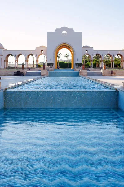 Площа кольорових фонтанів у Сал Хашіш.. — стокове фото