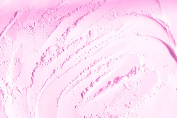 Abstrakter Strukturierter Hintergrund Aus Gemahlenem Rosafarbenem Pulver Mehl Oder Kreide — Stockfoto