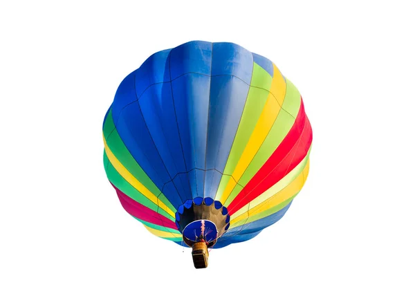 Balão Colorido Isolado Fundo Branco — Fotografia de Stock
