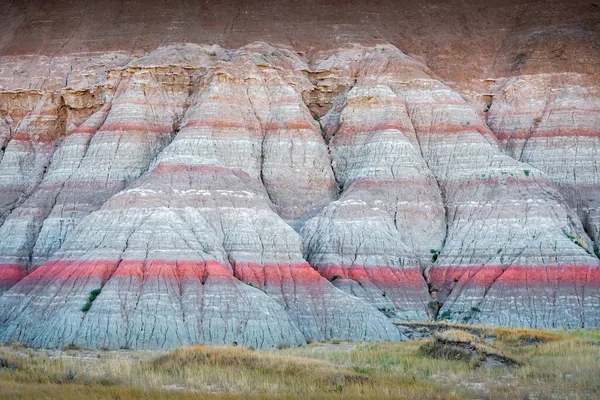 Färgglada kullar i Dakota Badlands — Stockfoto