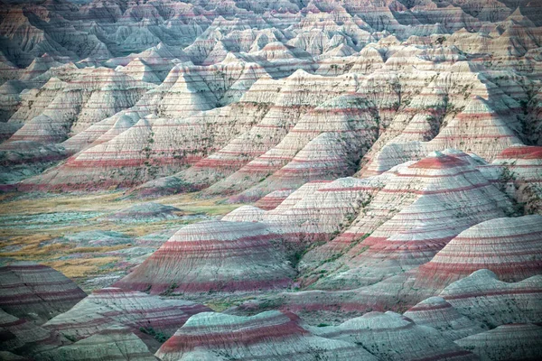 Formações rochosas nas Badlands do Dakota do Sul — Fotografia de Stock