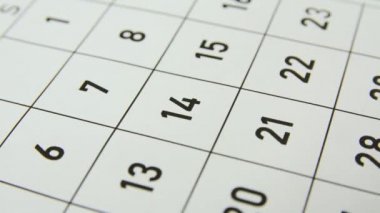 Sevgililer günü takvimde işaretlenmiş