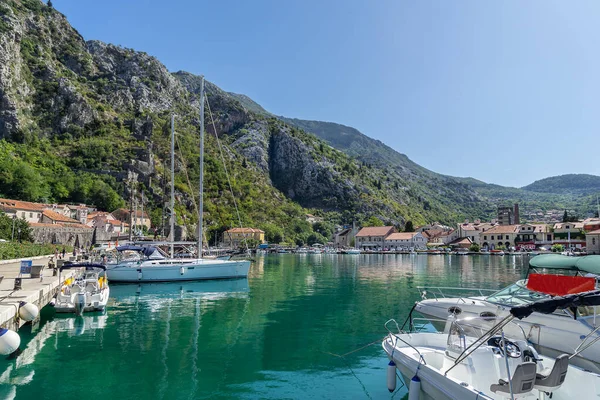 Kotor Marina Kotor Bay Montenegro — Stock Photo, Image