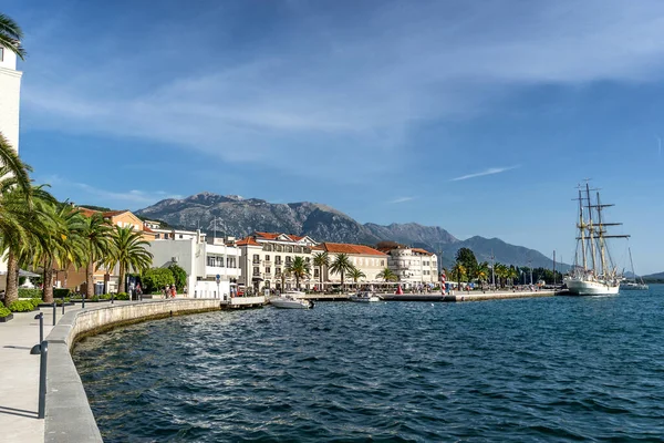 Porto Montenegro Tivat Sobre Adriático Montenegro Fotografias De Stock Royalty-Free