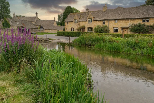 Aldeia Cotswolds Lower Slaughter Imagens Royalty-Free
