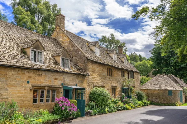 Vila Cotswold Snowshill Gloucestershire Imagem De Stock