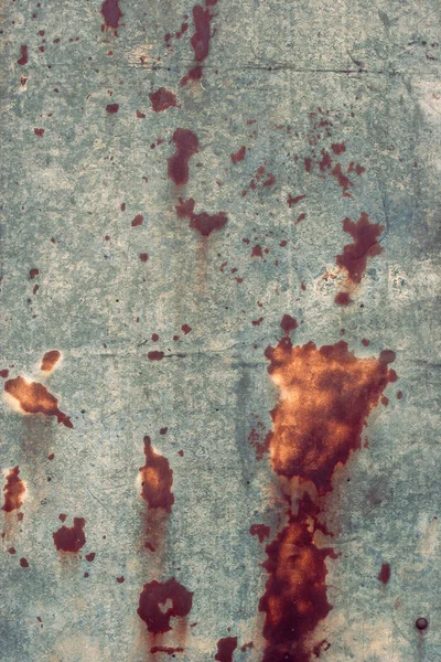 Αφηρημένο Φόντο Grunge Σκουριασμένες Κηλίδες Στον Ψευδάργυρο Σκουριές Είναι Κόκκινες — Φωτογραφία Αρχείου