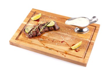 Izgara kullanarak fast food menüsü